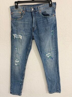 Woodie Destruction 512 Customized Tapered Jeans 34x29 NO FLAWS